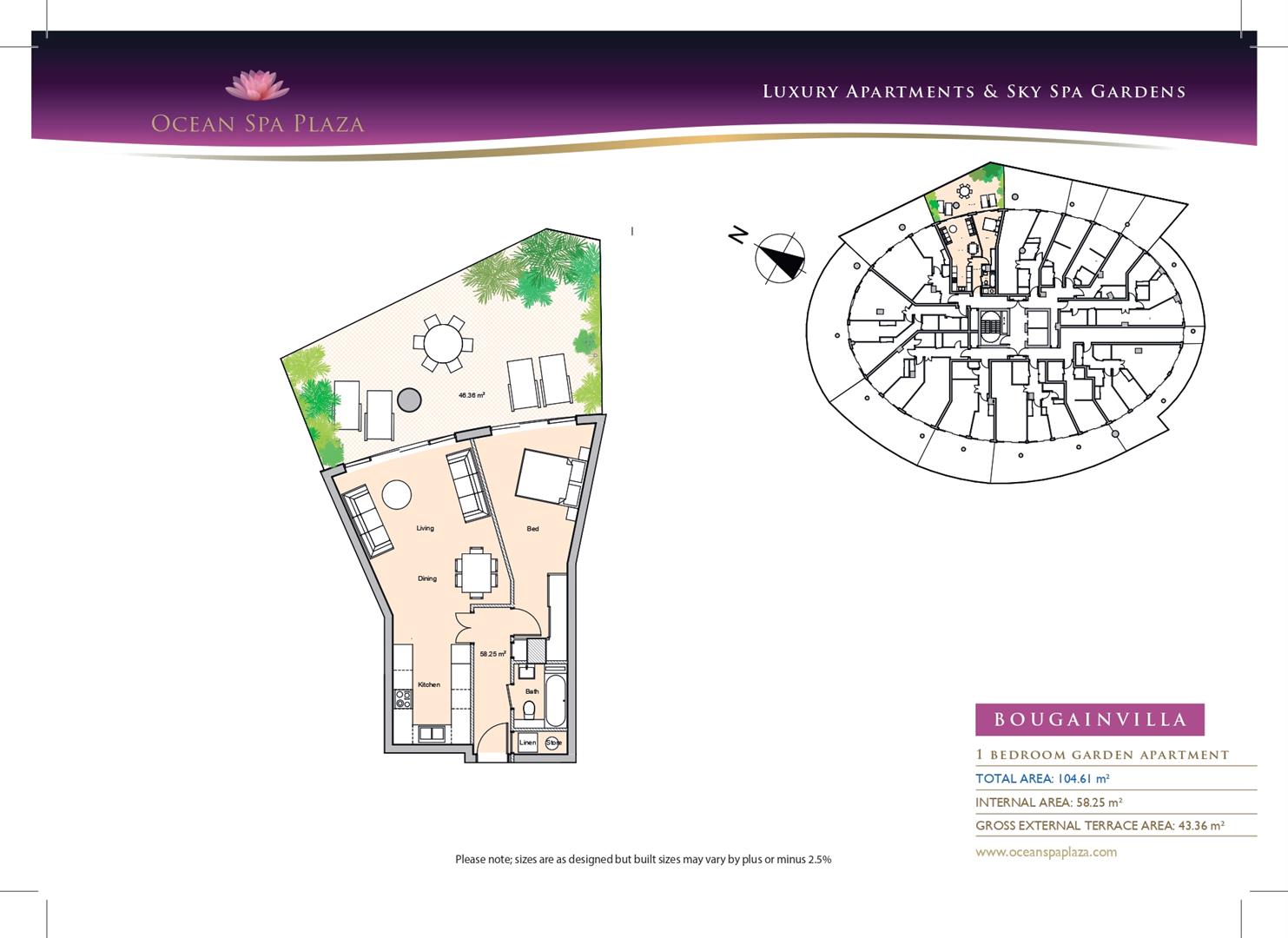  Image of Apartment - 1 Bedrooms - 1 Bathrooms for Sale in Ocean Spa Plaza-Gibraltar, Image 13